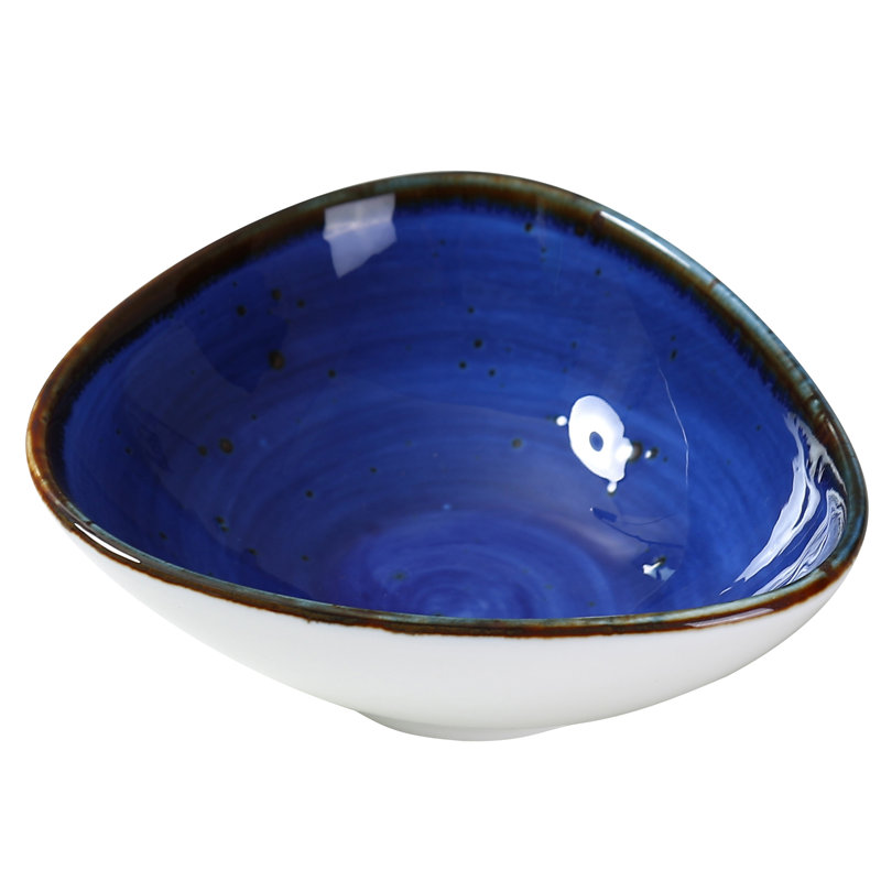 Yanco Lyon Porcelain Condiment Server, Blue
