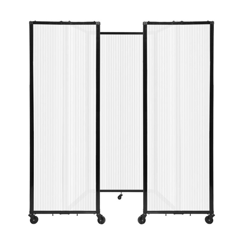 Cloison murale en polycarbonate 360, H 82 po x l 102 po, Opale