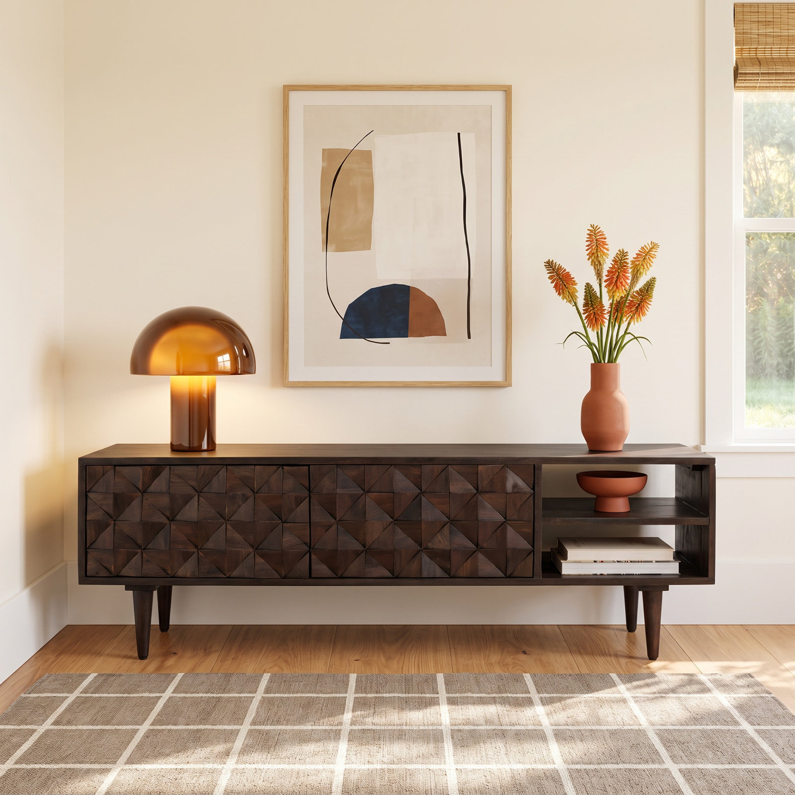 Blevens 55" Acacia TV Stand