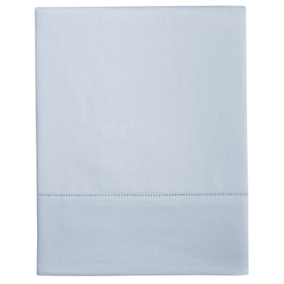 Hotel Collection 680 Thread Count 100% Supima Cotton Flat Sheet, Full - Sky