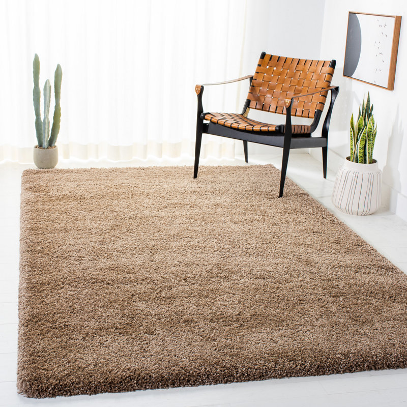 Assar Area Rug, Rectangle 9' x 12', Dark Beige
