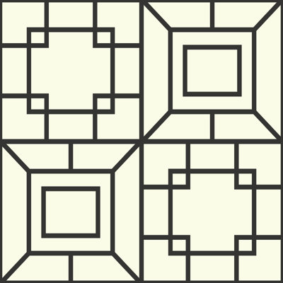 Ashford Toiles Geometric Double Roll