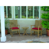 Wilshire Outdoor 3 - Piece Teak Conversation Set