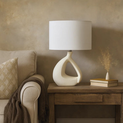 Lighting, 23"h, Table Lamp, Resin, Shade, Contemporary, Modern