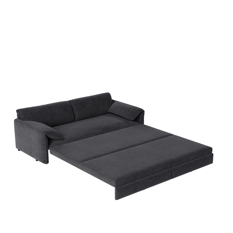 George Oliver 66" Queen Pull Out Sofa Bed - Wayfair Canada