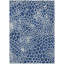 Machine Washable Indoor/Outdoor Colwart ACN919 Navy 8' x 10' Rug-109580844