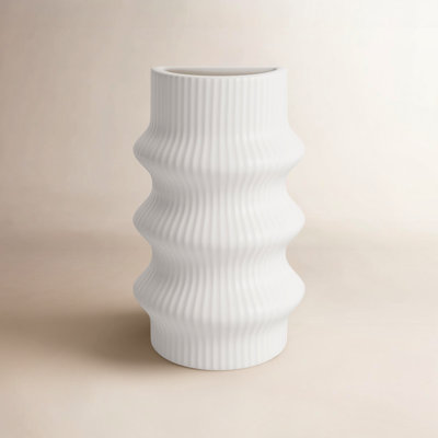 Ceramic Vase Decorative Bookends