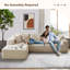 Canapé modulaire rembourré 2 pièces Kailayah-710684427-710688851