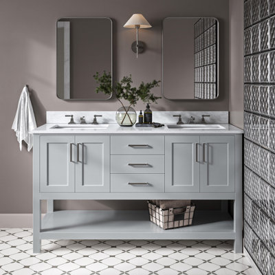 Magnolia Bath Vanity Rectangular Basin S073DCW2R