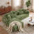 Velours côtelé vert sélectionné