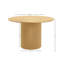 Auman Fluted Round Dining Table-120391647