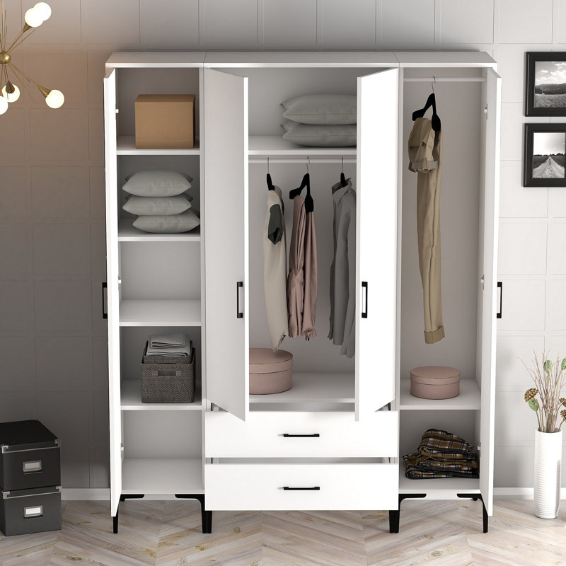 Armoire Ayreanna, Blanc