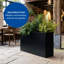 Galvanised Trough Planter - 90cm X 82cm-904943595