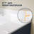 36" Solid Surface Backsplash In White