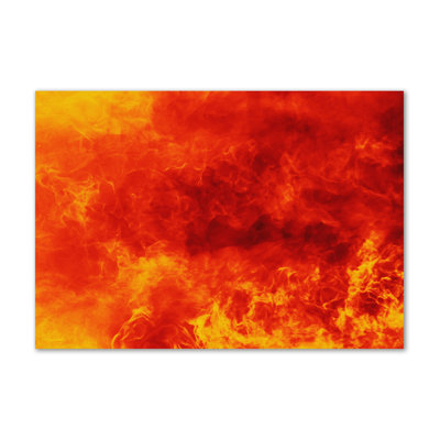 Flames - No Frame Print on Canvas