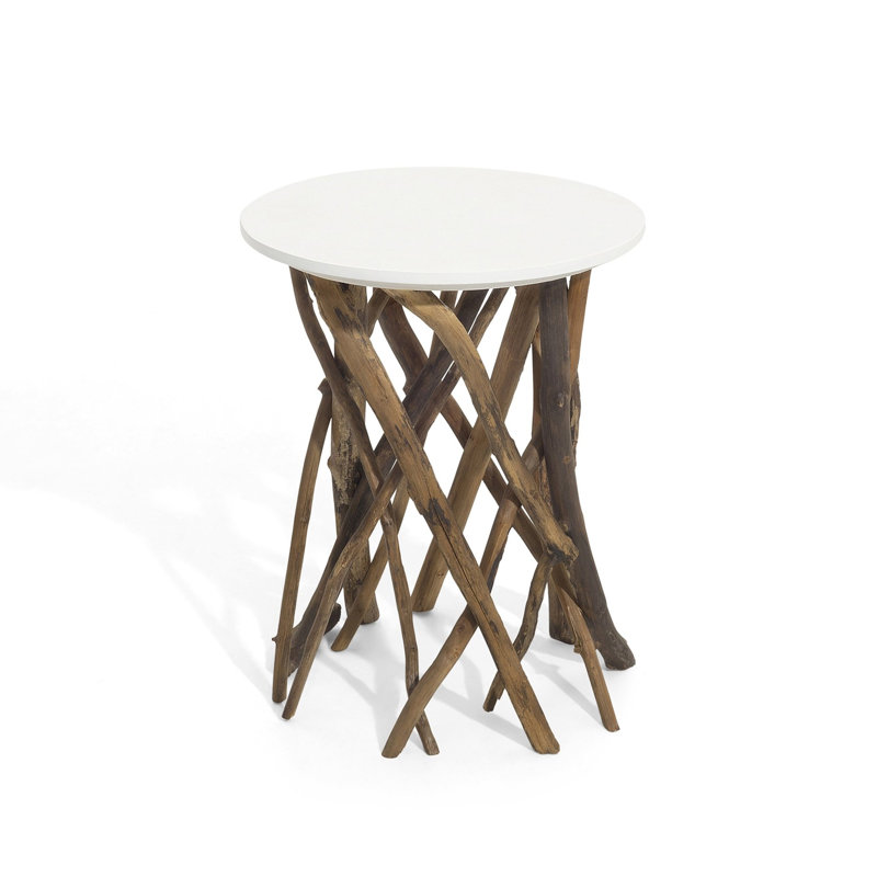 Pedestal End Table