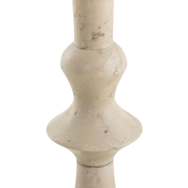 Poli Marble End Table, Cream Marble
