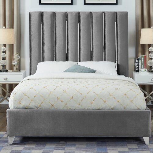 Orren Ellis Dietrich Tufted Upholstered Platform Bed & Reviews 