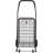 Portable Folding Shopping Cart With Wheels, Lightweight And Durable Metal Utility Trolley For Groceries, Laundry, And Home Use, Black, Compact Foldable Design