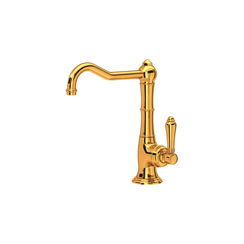 Cinquanta Bar/Food Prep Kitchen Faucet, Italian Brass
