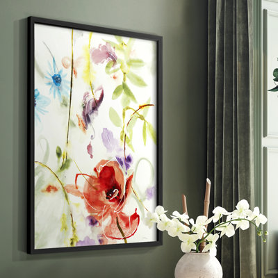 «Color of Summer II», reproduction encadrée - bois massif