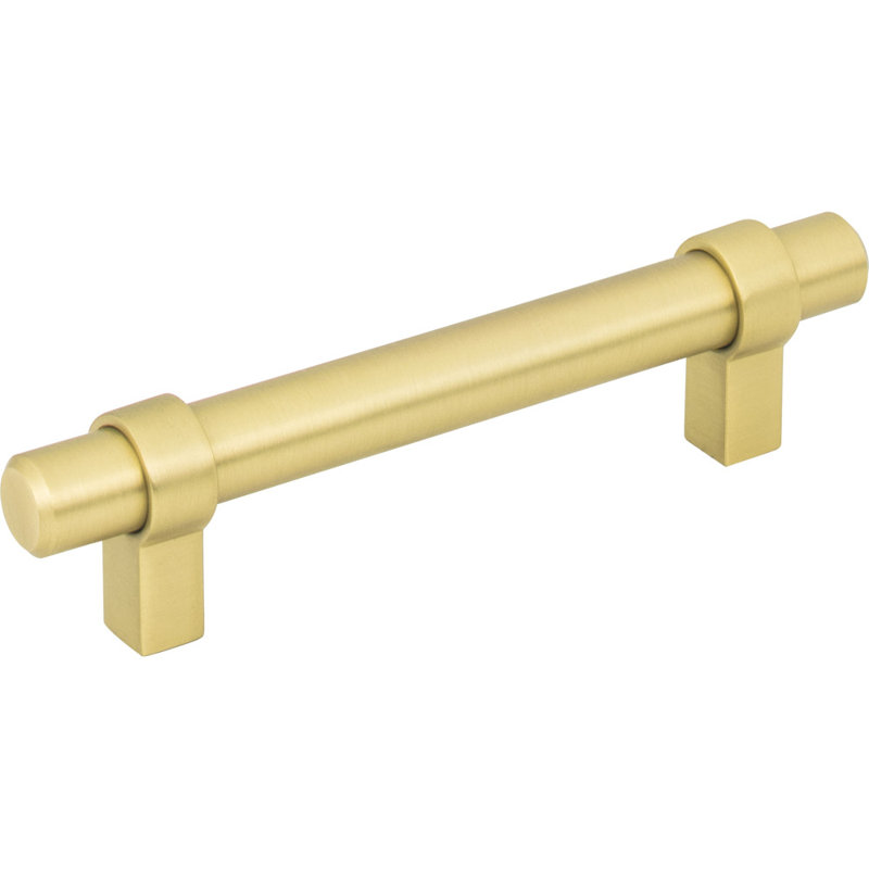 Key Grande Bar Pull, 3 3/4", Brushed Gold