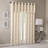 Fretwork Print Grommet Top Window Valance Beige/Gold 50X18"-112791721