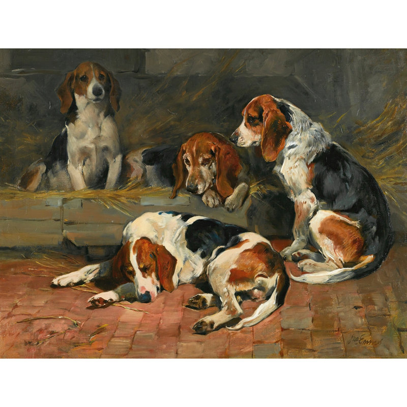 Beagles - Pères de la meute, H 19 po x l 24 po