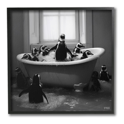 Bc-414_FG " Penguin Flock In Tub "