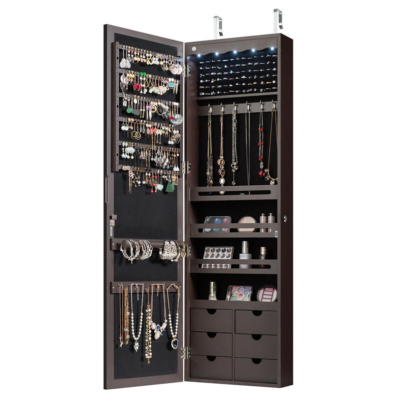 14.5'' Wide Over-the-Door Jewelry Armoire