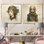 «Vintage Elves Blueprint I», ensemble de 2 reproductions sur toile