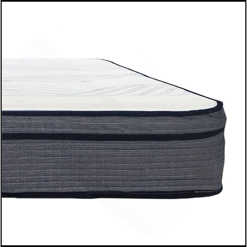 14 po Très grand matelas hybride très grand, mousse multicouche et matelas à ressorts ensachés dans un lit