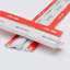 4x White Acrylic Piano Hinges 300 mm, Self-Adhesive, No Glue Required