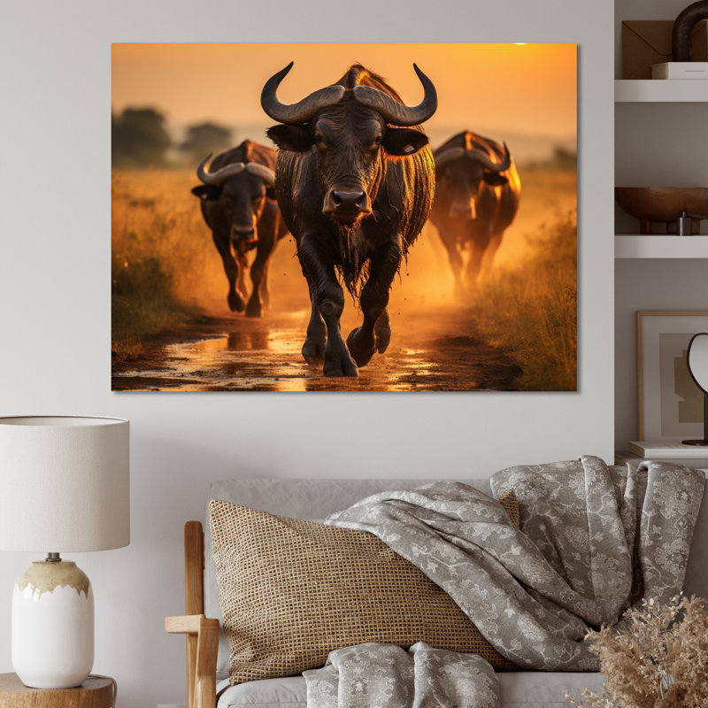 Parc national du Serengeti, Tanzanie VI, H 12 po x l 20 po, Toile tendue