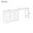 Innovative Sideboard That Effortlessly Converts Into A Dining Table And Adjustable Pull-Out Top For Flexible Use,Suitable For Study,Entrance And Living Room-1916507745