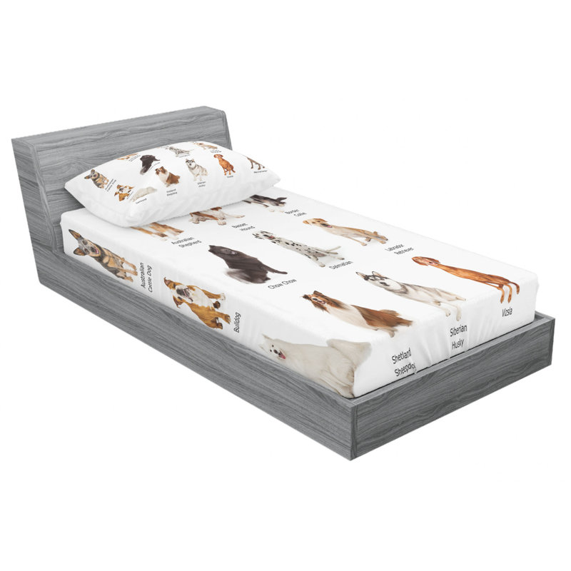 Microfiber Sheet Set, Twin XL Sheet Set with Fitted Sheet