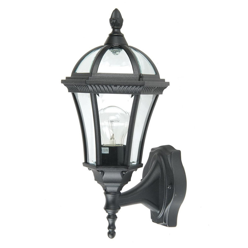 Wechsler Black Outdoor Wall Lantern