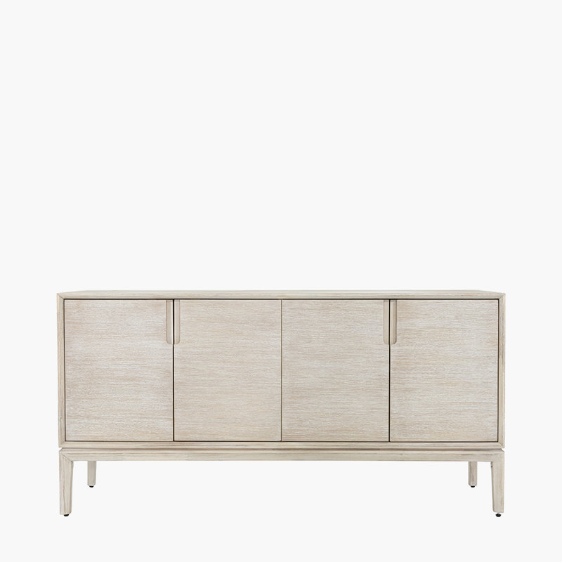 Takierra 160cm Solid Wood Sideboard, White Sand