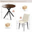 Ensemble de table de salle à manger 31,6 po, 3 petites tables de cuisine et chaises pour 2 personnes, peu encombrantes-995318155-995318197