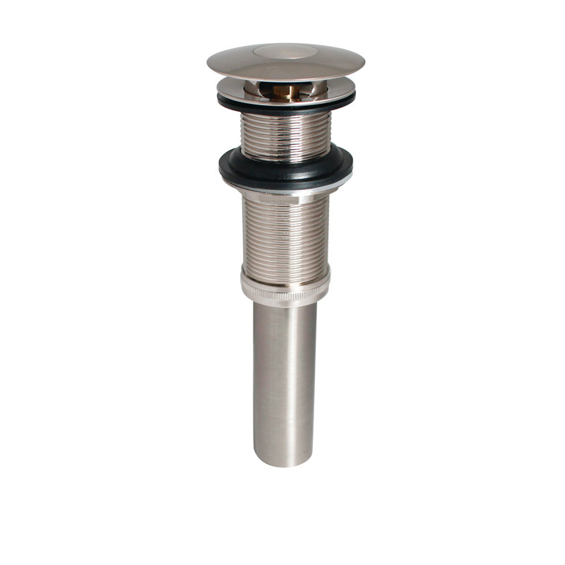 Universal Pop-Up Bathroom Sink Drain, Brushed Nickel