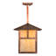 Luminaire suspendu rectangulaire 1 lumières lanterne Wydra