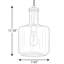 Luminaire suspendu tambour simple à 1 lumière Longmeadow-1237954002-1237954005