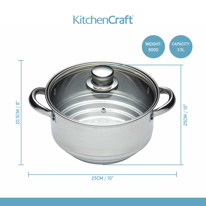 Stainless Steel Universal Steamer