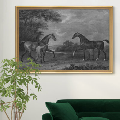 «King Herod and Flying Childers», reproduction d'art sur toile encadrée