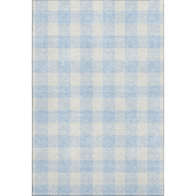 Premium Machine Washable Prisco Sky Rug