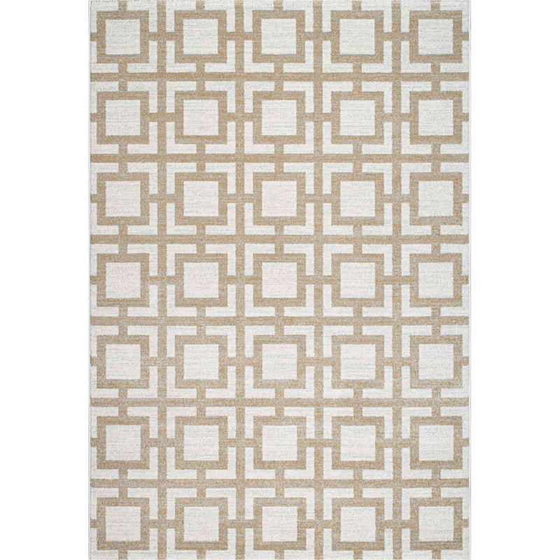Dametrice Geometric Area Rug, Rectangle 133 x 195cm