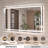Currin 60 in. W x 36 in. H Rectangular Frameless LED Wall Bathroom Vanity Mirror-661490656