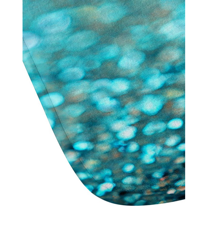 Memory Foam Non-Slip Bath Rug, Turquoise