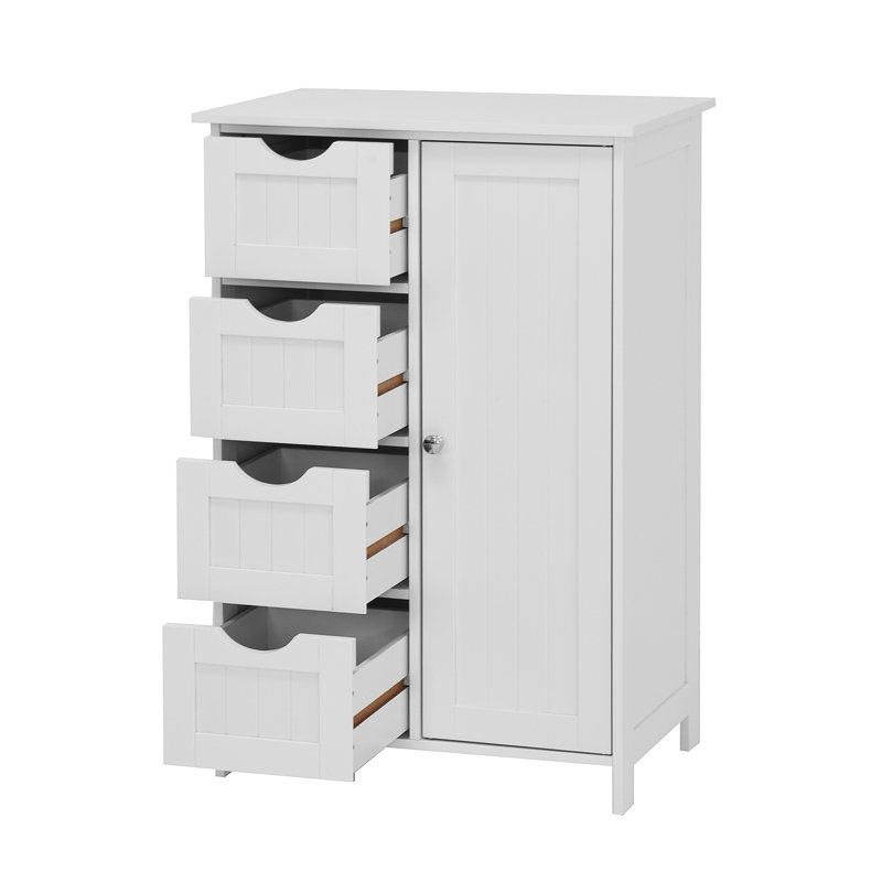 White Bathroom Storage Cabinet