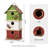Jaquelyne 14 in x 7 in x 5 in Birdhouse